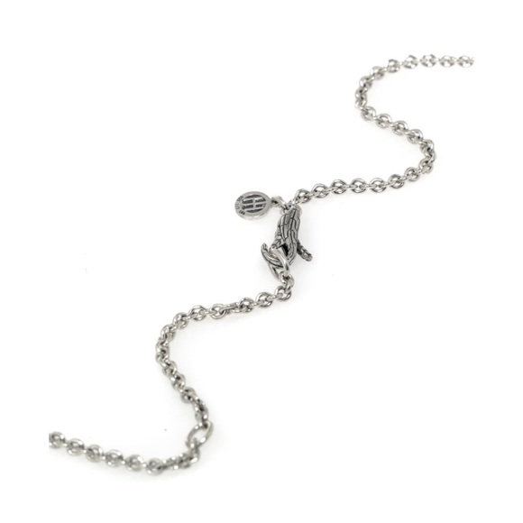 NEW $2195 John Hardy Classic Chain Wave Necklace Sterling 18K 16-18" - Picture 7 of 14